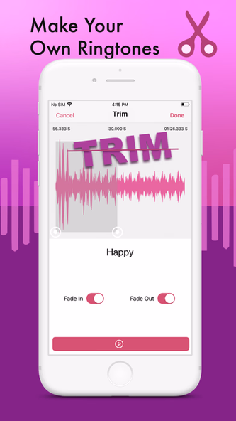 Ringtone Maker . Screenshot 1 - AppWisp.com Ringtone Maker . Screenshot 1 - AppWisp.com