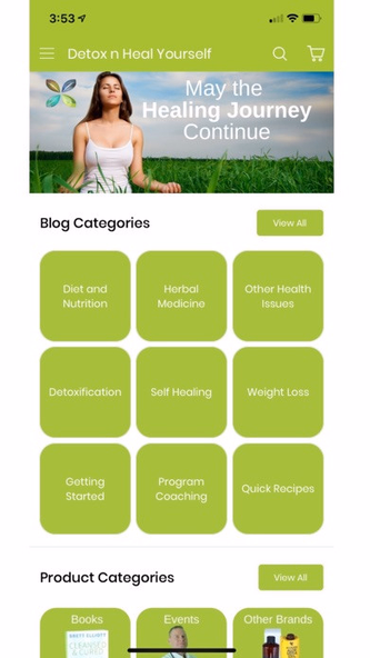Detox 'n Heal Yourself Screenshot 2 - AppWisp.com Detox 'n Heal Yourself Screenshot 2 - AppWisp.com