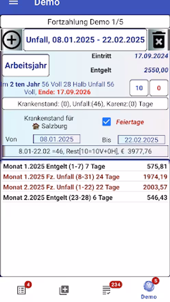 Entgeltfortzahlung Österreich Screenshot 1 - AppWisp.com Entgeltfortzahlung Österreich Screenshot 1 - AppWisp.com