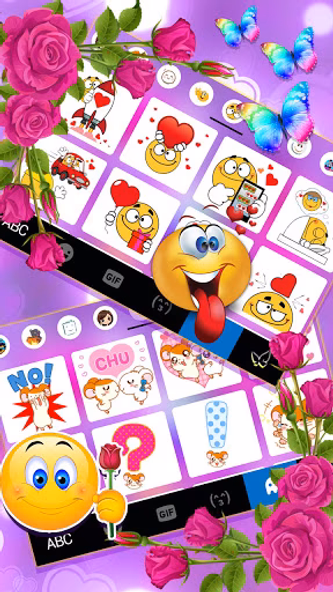 Pink Rose Butterfly Theme Screenshot 4 - AppWisp.com Pink Rose Butterfly Theme Screenshot 4 - AppWisp.com