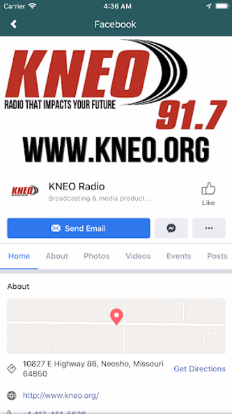 KNEO 91.7fm Screenshot 1 - AppWisp.com KNEO 91.7fm Screenshot 1 - AppWisp.com