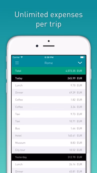 Tripcoin - Travel budget Screenshot 3 - AppWisp.com Tripcoin - Travel budget Screenshot 3 - AppWisp.com