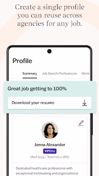 Vivian - Find Healthcare Jobs Screenshot 3 - AppWisp.com Vivian - Find Healthcare Jobs Screenshot 3 - AppWisp.com