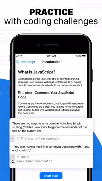 JavaScript Coding Academy Screenshot 3 - AppWisp.com JavaScript Coding Academy Screenshot 3 - AppWisp.com