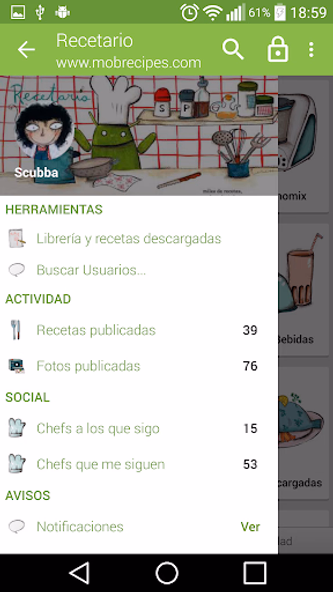 Recetario, recetas de cocina Screenshot 3 - AppWisp.com Recetario, recetas de cocina Screenshot 3 - AppWisp.com