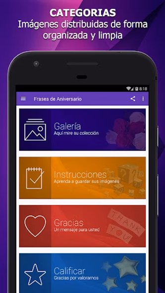 Frases de Aniversario Screenshot 2 - AppWisp.com Frases de Aniversario Screenshot 2 - AppWisp.com