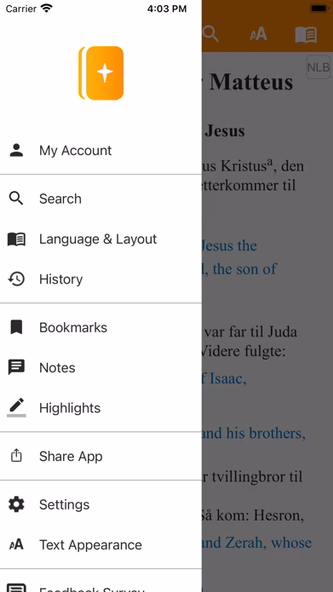 Norwegian Living Bible Screenshot 4 - AppWisp.com Norwegian Living Bible Screenshot 4 - AppWisp.com
