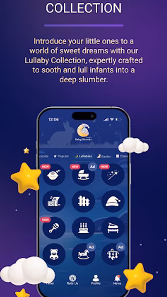 Baby Sleep Sounds: White Noise Screenshot 4 - AppWisp.com Baby Sleep Sounds: White Noise Screenshot 4 - AppWisp.com