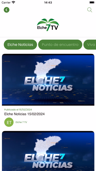 Elche 7 TV Screenshot 2 - AppWisp.com Elche 7 TV Screenshot 2 - AppWisp.com