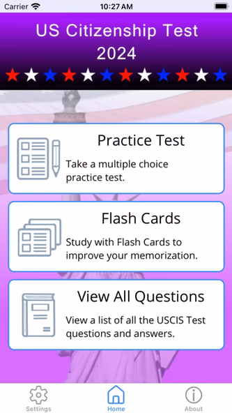U.S. Citizenship Test '25 Screenshot 1 - AppWisp.com U.S. Citizenship Test '25 Screenshot 1 - AppWisp.com