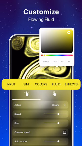 Fluid Wallpaper Magic Animated Screenshot 4 - AppWisp.com Fluid Wallpaper Magic Animated Screenshot 4 - AppWisp.com
