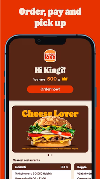 Burger King Finland Screenshot 2 - AppWisp.com Burger King Finland Screenshot 2 - AppWisp.com