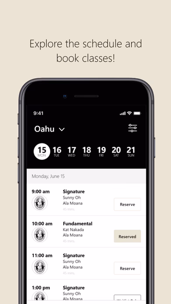 Lagree Oahu Screenshot 3 - AppWisp.com Lagree Oahu Screenshot 3 - AppWisp.com