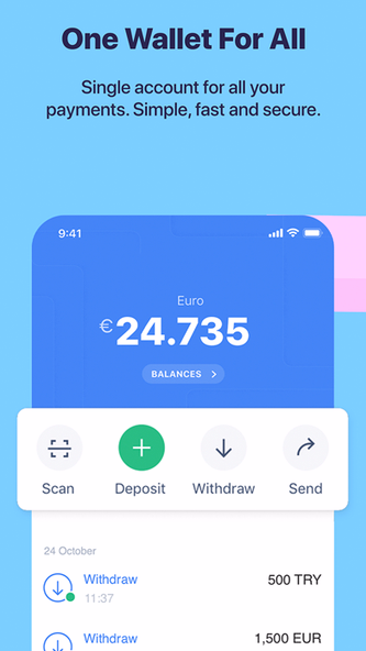 Jeton Wallet - global payments Screenshot 1 - AppWisp.com Jeton Wallet - global payments Screenshot 1 - AppWisp.com
