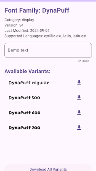 Font Finder: Picker。Downloader Screenshot 3 - AppWisp.com Font Finder: Picker。Downloader Screenshot 3 - AppWisp.com