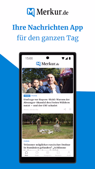 Merkur: Aktuelle Nachrichten Screenshot 1 - AppWisp.com Merkur: Aktuelle Nachrichten Screenshot 1 - AppWisp.com