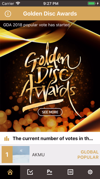 32nd Golden Disc Awards VOTE Screenshot 2 - AppWisp.com 32nd Golden Disc Awards VOTE Screenshot 2 - AppWisp.com