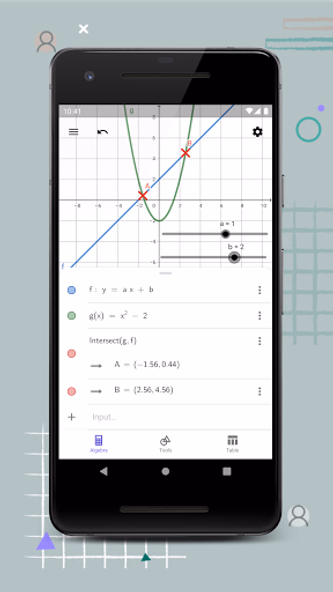 GeoGebra Graphing Calculator Screenshot 1 - AppWisp.com GeoGebra Graphing Calculator Screenshot 1 - AppWisp.com