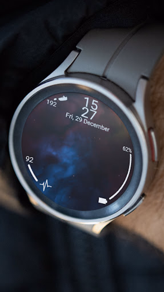 Outer Space Watch Face 2 Screenshot 1 - AppWisp.com Outer Space Watch Face 2 Screenshot 1 - AppWisp.com