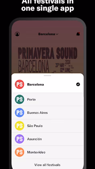 Primavera Sound Screenshot 1 - AppWisp.com Primavera Sound Screenshot 1 - AppWisp.com