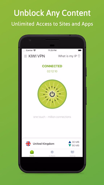 Kiwi VPN Connection IP Changer Screenshot 2 - AppWisp.com Kiwi VPN Connection IP Changer Screenshot 2 - AppWisp.com