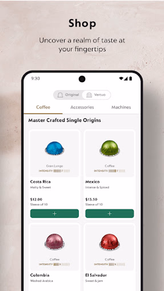 Nespresso Boutique Screenshot 3 - AppWisp.com Nespresso Boutique Screenshot 3 - AppWisp.com
