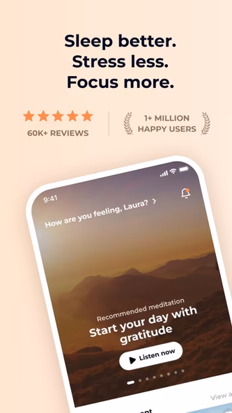 Meditation Moments - Guided Screenshot 1 - AppWisp.com Meditation Moments - Guided Screenshot 1 - AppWisp.com