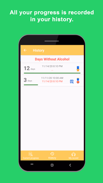DWA: Sobriety counter Screenshot 3 - AppWisp.com DWA: Sobriety counter Screenshot 3 - AppWisp.com