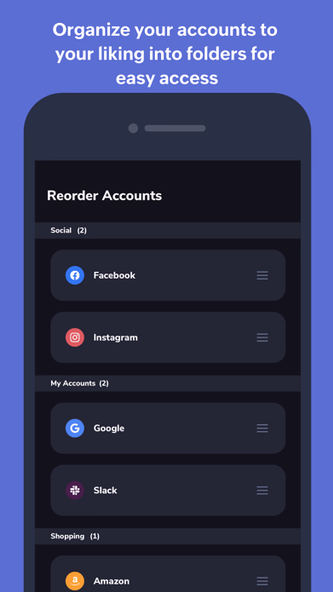 Authenticator App - OneAuth Screenshot 4 - AppWisp.com Authenticator App - OneAuth Screenshot 4 - AppWisp.com