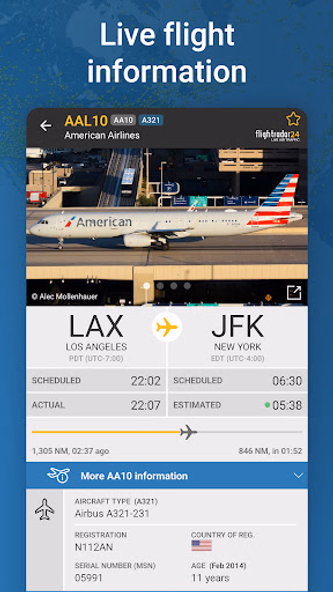 Flightradar24 Flight Tracker Screenshot 4 - AppWisp.com Flightradar24 Flight Tracker Screenshot 4 - AppWisp.com