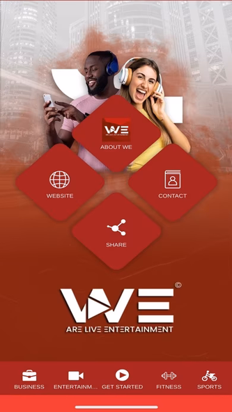 We Are Live Entertainment Screenshot 1 - AppWisp.com We Are Live Entertainment Screenshot 1 - AppWisp.com