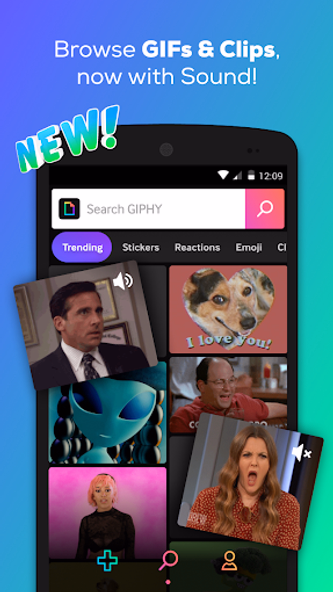 GIPHY: GIFs, Stickers & Clips Screenshot 1 - AppWisp.com GIPHY: GIFs, Stickers & Clips Screenshot 1 - AppWisp.com
