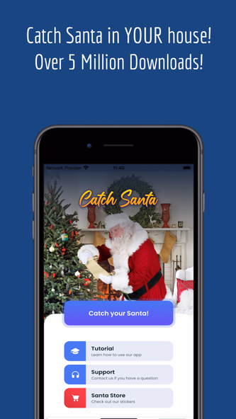 Catch Santa In My House! Screenshot 1 - AppWisp.com Catch Santa In My House! Screenshot 1 - AppWisp.com