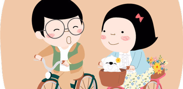 옥철이_자전거타기좋은날 카톡테마 Header - AppWisp.com 옥철이_자전거타기좋은날 카톡테마 Header - AppWisp.com