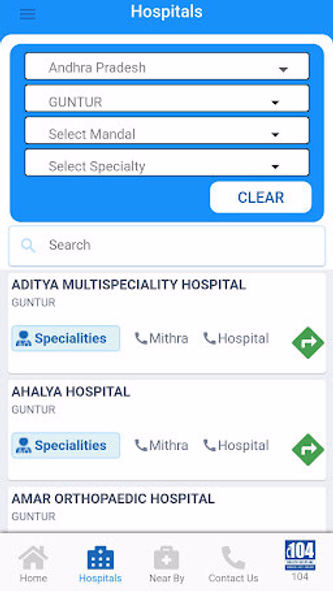 Dr NTR Vaidya Seva Screenshot 3 - AppWisp.com Dr NTR Vaidya Seva Screenshot 3 - AppWisp.com