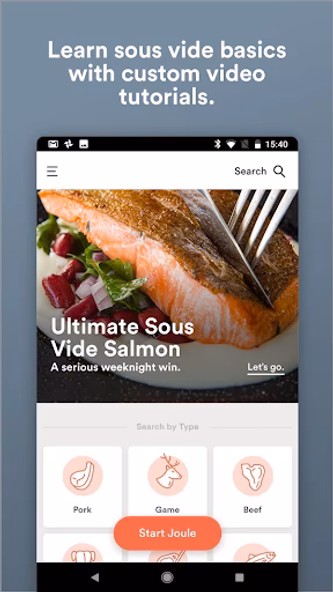 Joule: Sous Vide by ChefSteps Screenshot 1 - AppWisp.com Joule: Sous Vide by ChefSteps Screenshot 1 - AppWisp.com