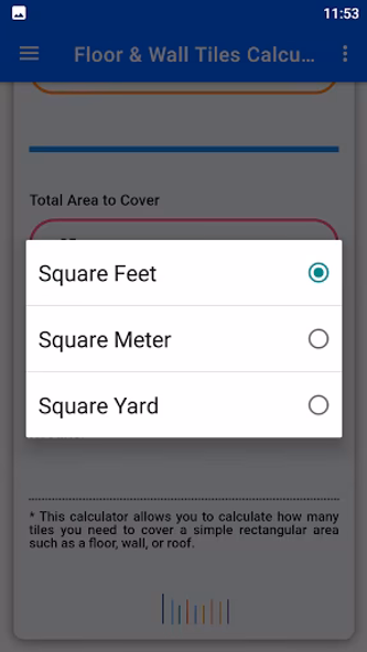 Floor & Wall Tiles Calculator Screenshot 4 - AppWisp.com Floor & Wall Tiles Calculator Screenshot 4 - AppWisp.com