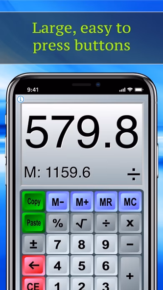 Basic Calculator: Classic Calc Screenshot 2 - AppWisp.com Basic Calculator: Classic Calc Screenshot 2 - AppWisp.com