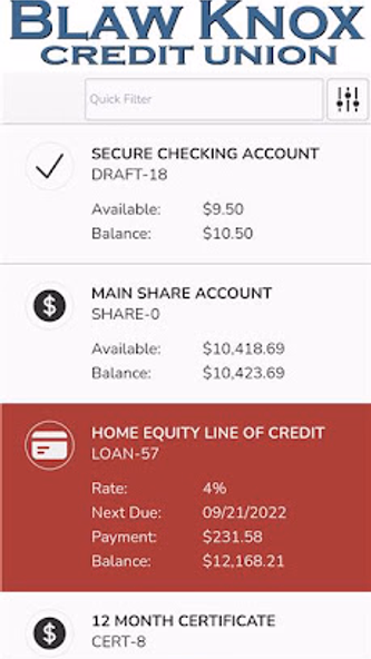 Blaw Knox CU MemberNet Screenshot 2 - AppWisp.com