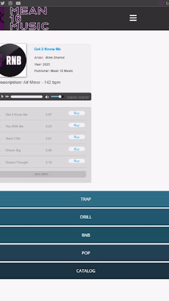 Mean 16 Music Screenshot 3 - AppWisp.com Mean 16 Music Screenshot 3 - AppWisp.com