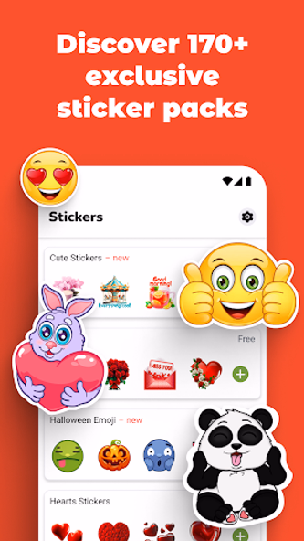 Stickers and emoji - WASticker Screenshot 1 - AppWisp.com Stickers and emoji - WASticker Screenshot 1 - AppWisp.com