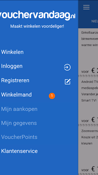 Vouchervandaag - Voordeelshop Screenshot 4 - AppWisp.com Vouchervandaag - Voordeelshop Screenshot 4 - AppWisp.com