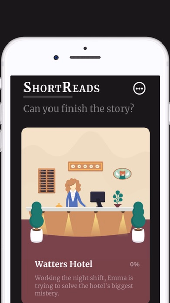ShortReads: Interactive Story Screenshot 1 - AppWisp.com ShortReads: Interactive Story Screenshot 1 - AppWisp.com