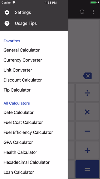 ClevCalc - Calculator Screenshot 1 - AppWisp.com ClevCalc - Calculator Screenshot 1 - AppWisp.com
