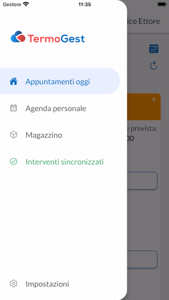 TermoGest App Tecnico Screenshot 4 - AppWisp.com TermoGest App Tecnico Screenshot 4 - AppWisp.com