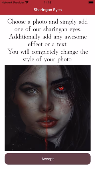 Sharingan Eyes like Naruto Screenshot 1 - AppWisp.com Sharingan Eyes like Naruto Screenshot 1 - AppWisp.com