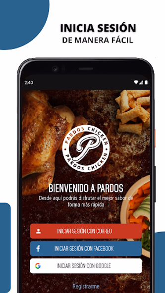 Pardos Chicken Screenshot 2 - AppWisp.com Pardos Chicken Screenshot 2 - AppWisp.com