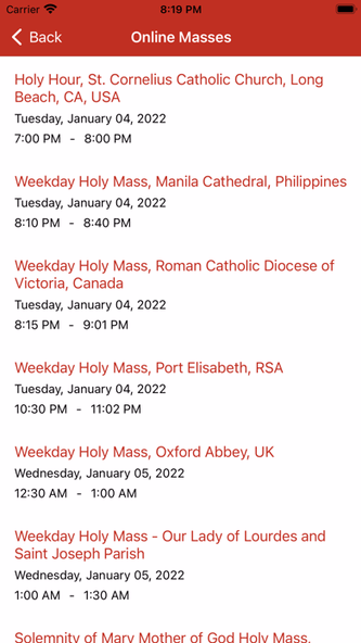 Catholic Daily Readings Screenshot 2 - AppWisp.com Catholic Daily Readings Screenshot 2 - AppWisp.com