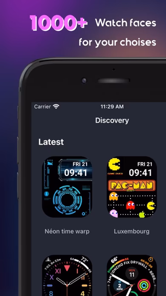 Watch Faces - iWatch Gallery Screenshot 2 - AppWisp.com Watch Faces - iWatch Gallery Screenshot 2 - AppWisp.com