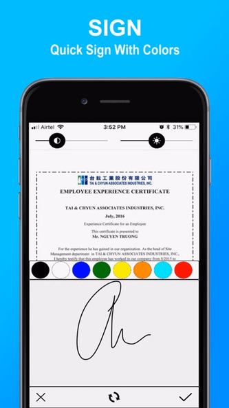 Quick Sign PDF: Easy Fill Docs Screenshot 1 - AppWisp.com Quick Sign PDF: Easy Fill Docs Screenshot 1 - AppWisp.com